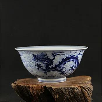 6 Antique MaingDynaty Hand-made Porcelain bowl,blue & white sea dragon bowl,hand-painted crafts,best Home Decorations&Collection 
6 Antique MaingDynaty Hand-made Porcelain bowl,blue & white sea dragon bowl,hand-painted crafts,best Home Decorations&Collection