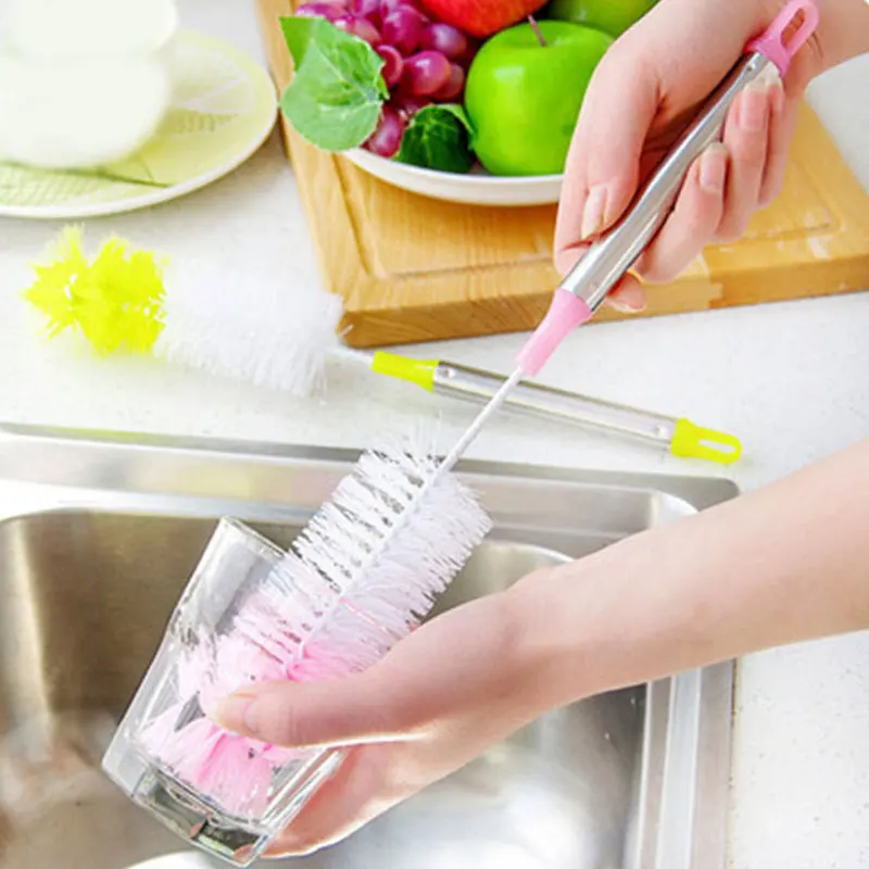 Stainless Steel Handles Brush Bottle Vacuum Cup Glass Washing Cleaning Kitchen Cleaner Tool Color Random
Stainless Steel Handles Brush Bottle Vacuum Cup Glass Washing Cleaning Kitchen Cleaner Tool Color Random