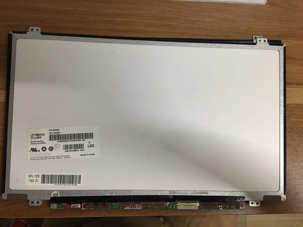 14''LAPTOP SCREEN LCD 14.0 WXGA HD LP140WH2 TLn1 TLM1 LP140WH2 TLQ1 1366x768 40pin slim matrix
14''LAPTOP SCREEN LCD 14.0 WXGA HD LP140WH2 TLn1 TLM1 LP140WH2 TLQ1 1366x768 40pin slim matrix