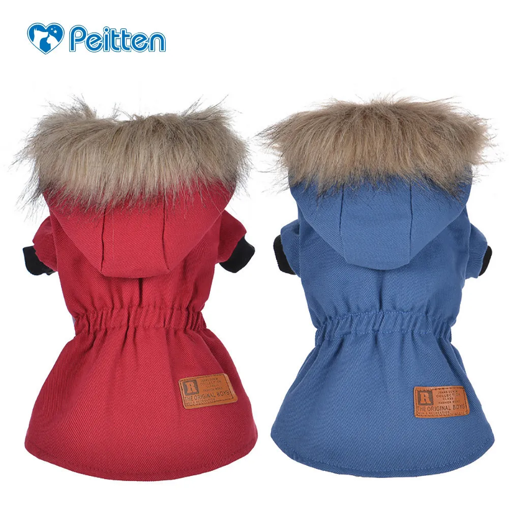 High Qulaity Dog Puppy Winter Jacket Slim Cotton -padded Clothes Coat with Fur Collar for Pet Dogs Pet Animals Cat Warm Clothing
High Qulaity Dog Puppy Winter Jacket Slim Cotton -padded Clothes Coat with Fur Collar for Pet Dogs Pet Animals Cat Warm Clothing
