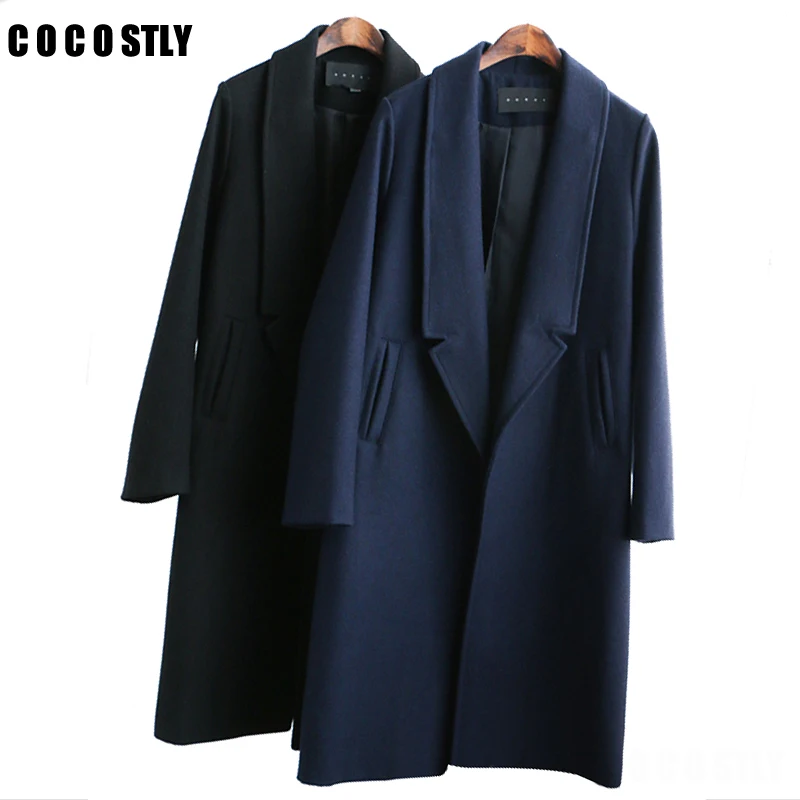 Woman Wool Coat Winter Jacket Women Slim Long Woolen Coats Cardigan Jackets Elegant Blend Long Outcoat manteau femme
Woman Wool Coat Winter Jacket Women Slim Long Woolen Coats Cardigan Jackets Elegant Blend Long Outcoat manteau femme