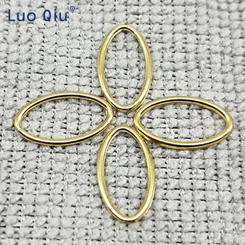 Belt Sexy buckle gold color Japanese style ellipse Simple fashion generous accessories temperament 500 pcs/pack 15mm | Дом и сад