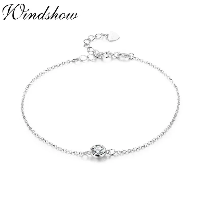 Slim 925 Sterling Silver Chain Round CZ Stone Charm Bracelet For Women Girls Jewelry Armbanden Voor Vrouwen Bracciali Brazaletes
Slim 925 Sterling Silver Chain Round CZ Stone Charm Bracelet For Women Girls Jewelry Armbanden Voor Vrouwen Bracciali Brazaletes