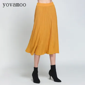 Yovamoo Pleated Skirt Autumn Plus Size Harajuku Vintage Knitted High Waist Midi Skirts Women Fashion Black / Yellow / Apricot
Yovamoo Pleated Skirt Autumn Plus Size Harajuku Vintage Knitted High Waist Midi Skirts Women Fashion Black / Yellow / Apricot