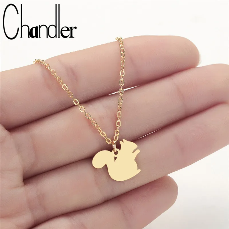 Chandler Stainless Steel Gold Squirre Necklace Tiny Animal Pendant Everyday Jewellery For Animal Lovers
Chandler Stainless Steel Gold Squirre Necklace Tiny Animal Pendant Everyday Jewellery For Animal Lovers