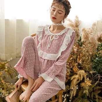 Spring Autumn Thin Double Gauze Cotton Maternity Pajamas Long Sleeve Maternity Nursing Pajamas Breastfeeding Sleepwear Nightwear
Spring Autumn Thin Double Gauze Cotton Maternity Pajamas Long Sleeve Maternity Nursing Pajamas Breastfeeding Sleepwear Nightwear