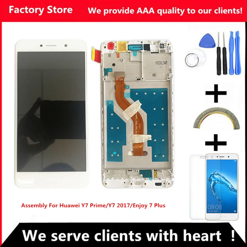 Q&Y QYJOY AAA Quality LCD +Frame For HUAWEI Y7 Prime/Y7 2017 Lcd Display Screen For HUAWEI Enjoy 7 Plus Digiziter Assembly
Q&Y QYJOY AAA Quality LCD +Frame For HUAWEI Y7 Prime/Y7 2017 Lcd Display Screen For HUAWEI Enjoy 7 Plus Digiziter Assembly