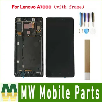 Original 5.5inch For Lenovo A7000 LCD Display+Touch Screen Digitizer Assembly with frame Black +Tape&Tools&Soft Film
Original 5.5inch For Lenovo A7000 LCD Display+Touch Screen Digitizer Assembly with frame Black +Tape&Tools&Soft Film