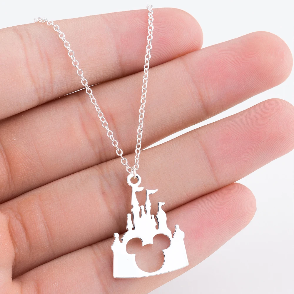 Lovely Mickey Castle Cartoon Pendant Necklace for Women Children Cute Fairytale Animal Jewelry Graduation Gift Bijoux Femme
Lovely Mickey Castle Cartoon Pendant Necklace for Women Children Cute Fairytale Animal Jewelry Graduation Gift Bijoux Femme