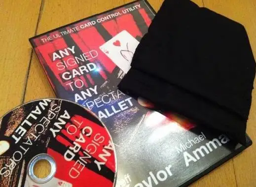Any Signed Card To Any Spectator's Wallet ( DVD and Gimmick)- Card Magic, Magic Trick
Any Signed Card To Any Spectator's Wallet ( DVD and Gimmick)- Card Magic, Magic Trick