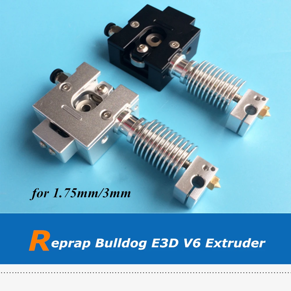 3D Printer Part Reprap Full Metal Bulldog + E3D V6 J-head Extruder For 1.75mm 3mm Filament
3D Printer Part Reprap Full Metal Bulldog + E3D V6 J-head Extruder For 1.75mm 3mm Filament