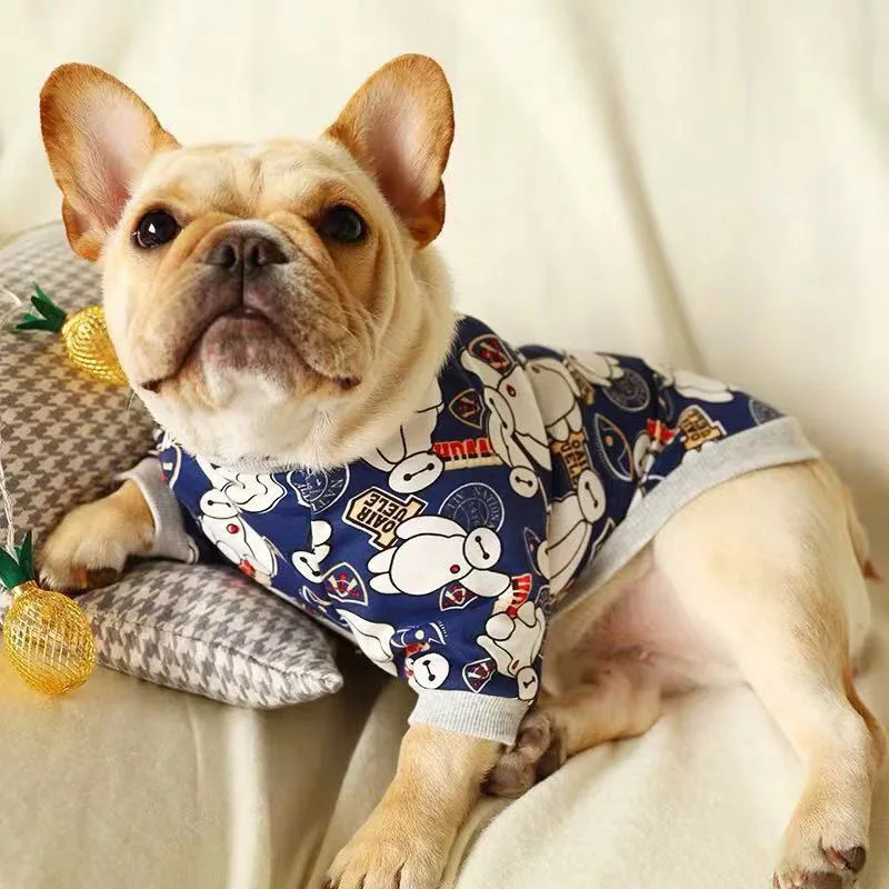 Cartoon Pet Dog Clothes Summer Cotton Puppy T Shirt Clothing For Small Dogs Chihuahua French Bulldog Shirt Vest Cat Costume Coat
Cartoon Pet Dog Clothes Summer Cotton Puppy T Shirt Clothing For Small Dogs Chihuahua French Bulldog Shirt Vest Cat Costume Coat