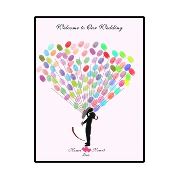 Romantic Wedding Signature Book Bride & Groom Hugging Fingerprint Canvas Painting Guest Book Wedding Gift Wedding Decoration
Romantic Wedding Signature Book Bride & Groom Hugging Fingerprint Canvas Painting Guest Book Wedding Gift Wedding Decoration