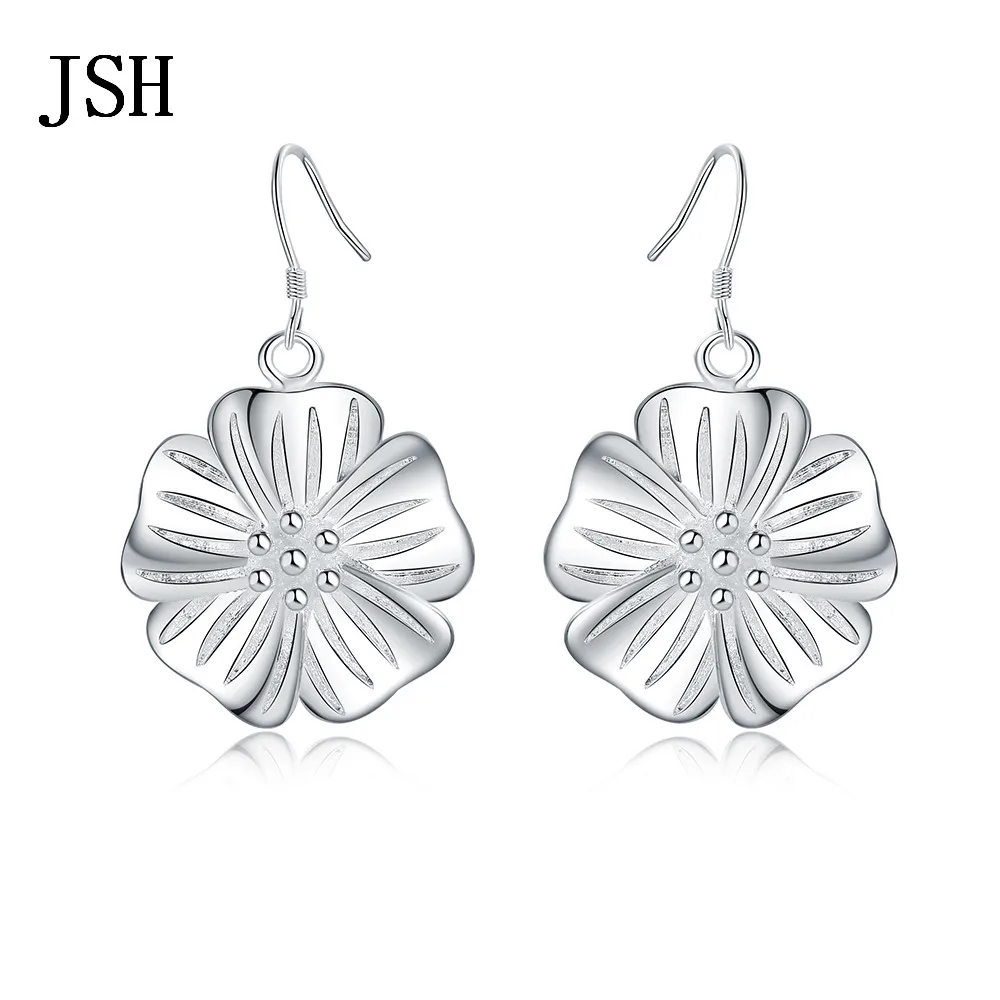 Promotion New arrive cute lady retro women silver color earrings high quality fashion solid flower jewelry charms wedding LE016
Promotion New arrive cute lady retro women silver color earrings high quality fashion solid flower jewelry charms wedding LE016