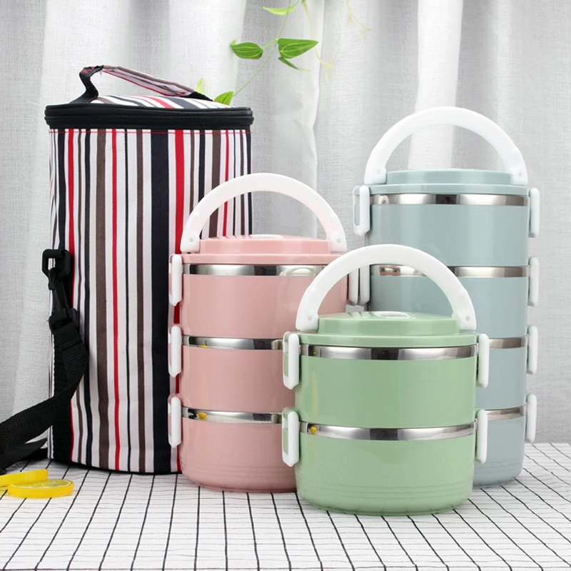 2-4 Layer 304 Stainless Steel Bento Lunch Box Leakproof Thermal Insulation Food Storage Container Large Picnic Office Lunchbox
2-4 Layer 304 Stainless Steel Bento Lunch Box Leakproof Thermal Insulation Food Storage Container Large Picnic Office Lunchbox