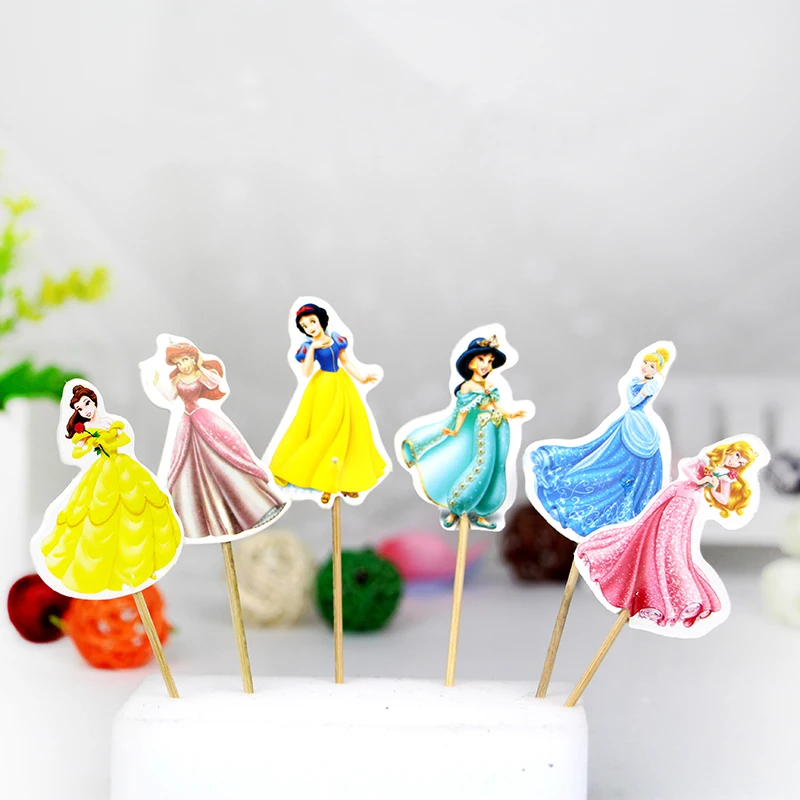 24pcs/lot Beautiful Princess Cupcake Cake Topper Picks Kids Birthday Party Decoration Cake Baking Event Party Supplies
24pcs/lot Beautiful Princess Cupcake Cake Topper Picks Kids Birthday Party Decoration Cake Baking Event Party Supplies