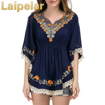 Plus Size Cotton Blouse Tunic Summer 2018 Fashion Casual Embroidery Blouses Women Shirts Batwing Sleeve Crochet Lace Peplum Tops
Plus Size Cotton Blouse Tunic Summer 2018 Fashion Casual Embroidery Blouses Women Shirts Batwing Sleeve Crochet Lace Peplum Tops