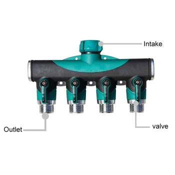 Hose Splitters Irrigation Adapter 4-way Water Hose Connectors Female Thread Tap Connectors
Hose Splitters Irrigation Adapter 4-way Water Hose Connectors Female Thread Tap Connectors