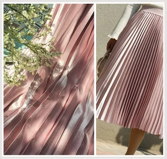 pink Pleated satin Panel, satin Vertical crease, satin accordion pleated fabric, pleats satin fabric by the yard
pink Pleated satin Panel, satin Vertical crease, satin accordion pleated fabric, pleats satin fabric by the yard