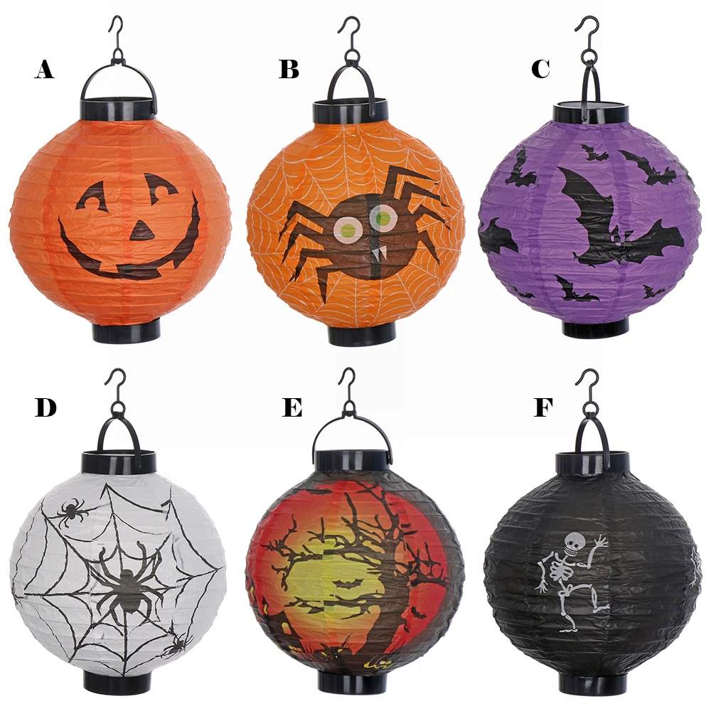2018 LED Halloween Paper Pumpkin Hanging Lantern DIY Holiday Party Decor Scary LED Lantern Home Decor Halloween Party Supplies
2018 LED Halloween Paper Pumpkin Hanging Lantern DIY Holiday Party Decor Scary LED Lantern Home Decor Halloween Party Supplies