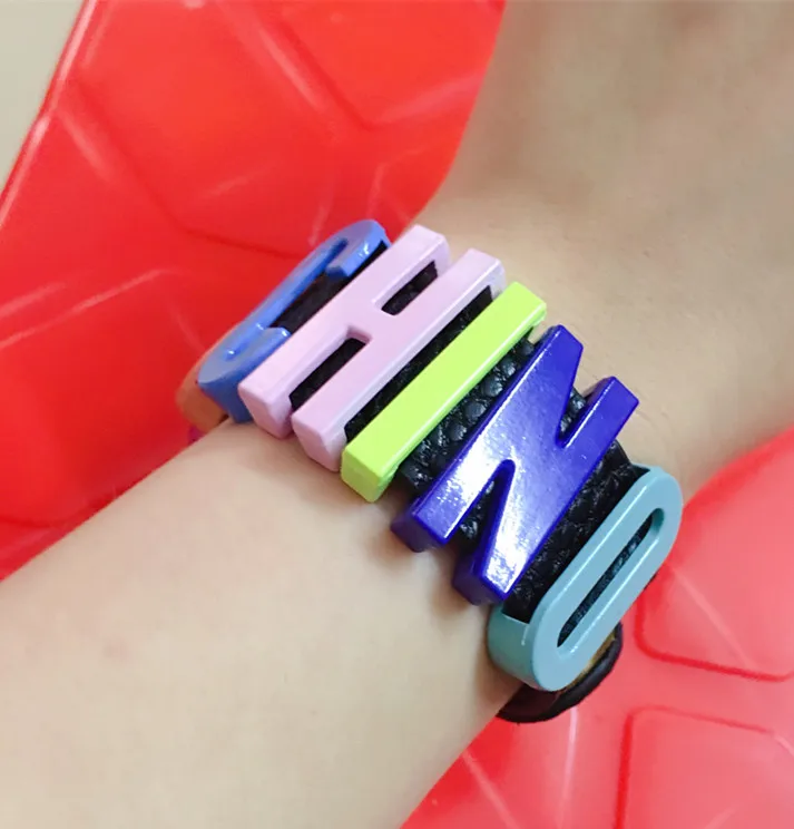 12 colors Hot brand party jewelry initial letter bracelet women alphabet letters bangle gold color clear women female bracelet
12 colors Hot brand party jewelry initial letter bracelet women alphabet letters bangle gold color clear women female bracelet