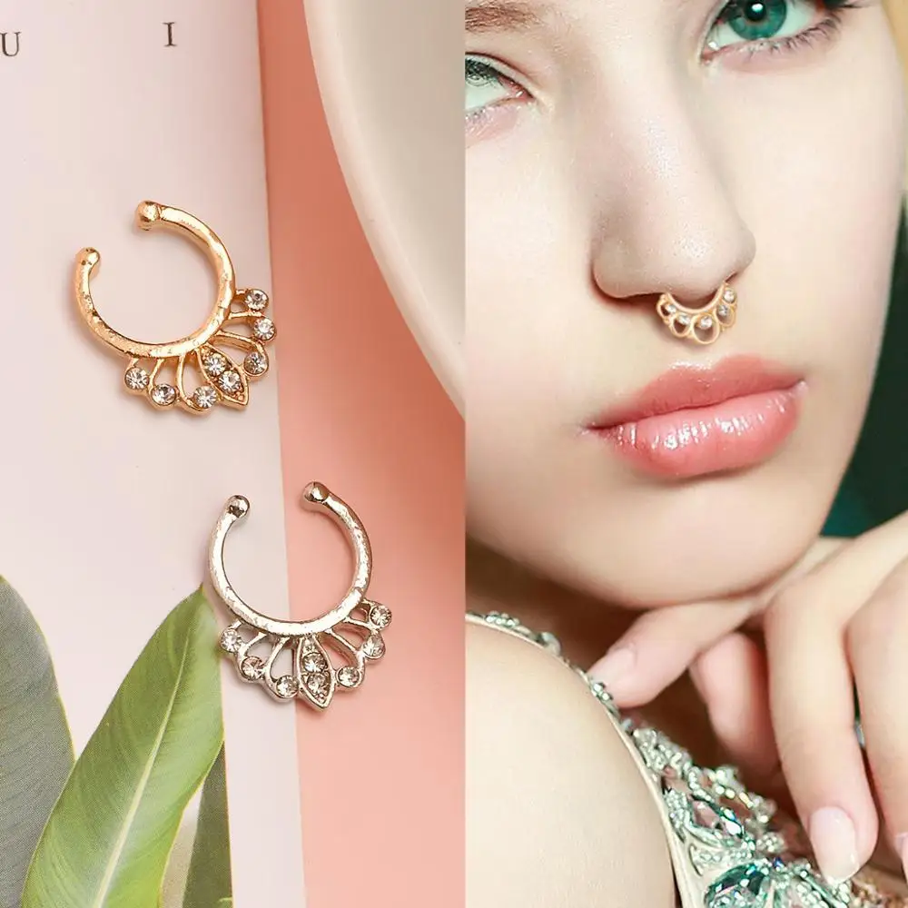 KLEEDER 9 Colors Horseshoe Fake Nose Ring Horseshoe Bar Circular Barbell Lip Nose Septum Ear Ring Piercing Body Jewelry
KLEEDER 9 Colors Horseshoe Fake Nose Ring Horseshoe Bar Circular Barbell Lip Nose Septum Ear Ring Piercing Body Jewelry