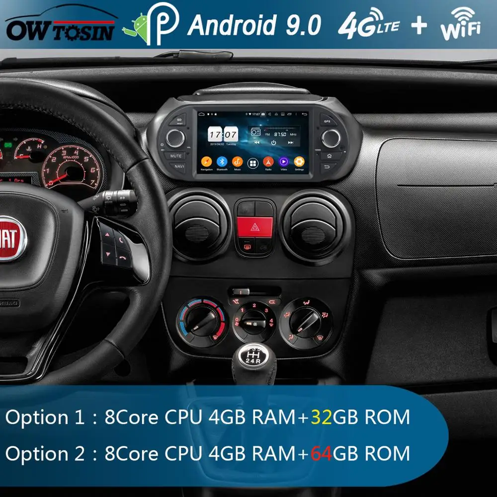 7"IPS 8Core 4G RAM 64G ROM Android 9.0 Car DVD Radio GPS For Fiat Fiorino Qubo Citroen Nemo Peugeot Bipper 2008-2015 DSP CarPlay
7"IPS 8Core 4G RAM 64G ROM Android 9.0 Car DVD Radio GPS For Fiat Fiorino Qubo Citroen Nemo Peugeot Bipper 2008-2015 DSP CarPlay