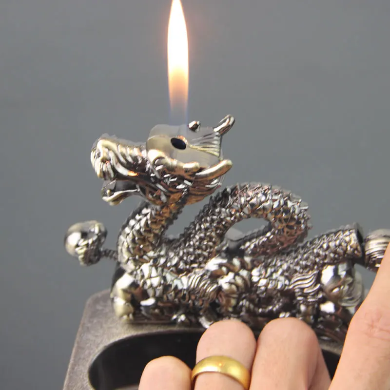 Dragon Cenicero Ashtray With Refillable Gas Lighter Smoking Accessories Home Decoration Creative Ash tray
Dragon Cenicero Ashtray With Refillable Gas Lighter Smoking Accessories Home Decoration Creative Ash tray