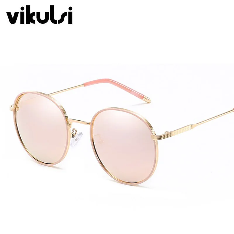 Fashion Exquisite Rose Gold Sunglasses Women Mirror Round Sun Glasses Female Male Brand Designer Vintage Eyewear Shades Lunette
Fashion Exquisite Rose Gold Sunglasses Women Mirror Round Sun Glasses Female Male Brand Designer Vintage Eyewear Shades Lunette