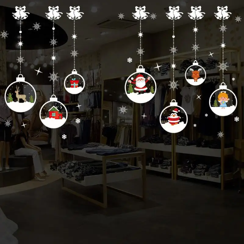 Merry Christmas Wall Stickers New Year Decoration Shop Window Stickers Noel Christmas Decorations for Home Natal 2018 New
Merry Christmas Wall Stickers New Year Decoration Shop Window Stickers Noel Christmas Decorations for Home Natal 2018 New