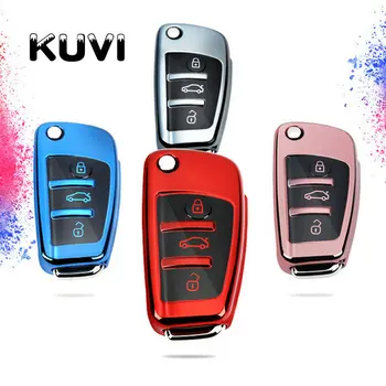 NEW!TPU soft silicone car key case For Audi Q3 A4L A6L Q5 Q7 A1 A3 flip key cover 4 color car accessories 
NEW!TPU soft silicone car key case For Audi Q3 A4L A6L Q5 Q7 A1 A3 flip key cover 4 color car accessories