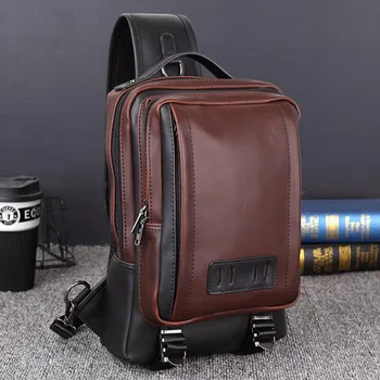 Retro Men's Shoulder Bag Large Capacity Handbag Men Crossbody Bag Casual PU Leather Men Messenger for Men Sling Chest Bag
Retro Men's Shoulder Bag Large Capacity Handbag Men Crossbody Bag Casual PU Leather Men Messenger for Men Sling Chest Bag