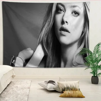 Amanda Seyfried wall decor tapestry layout room painting background wall decoration bedcloth tapestries custom logo
Amanda Seyfried wall decor tapestry layout room painting background wall decoration bedcloth tapestries custom logo