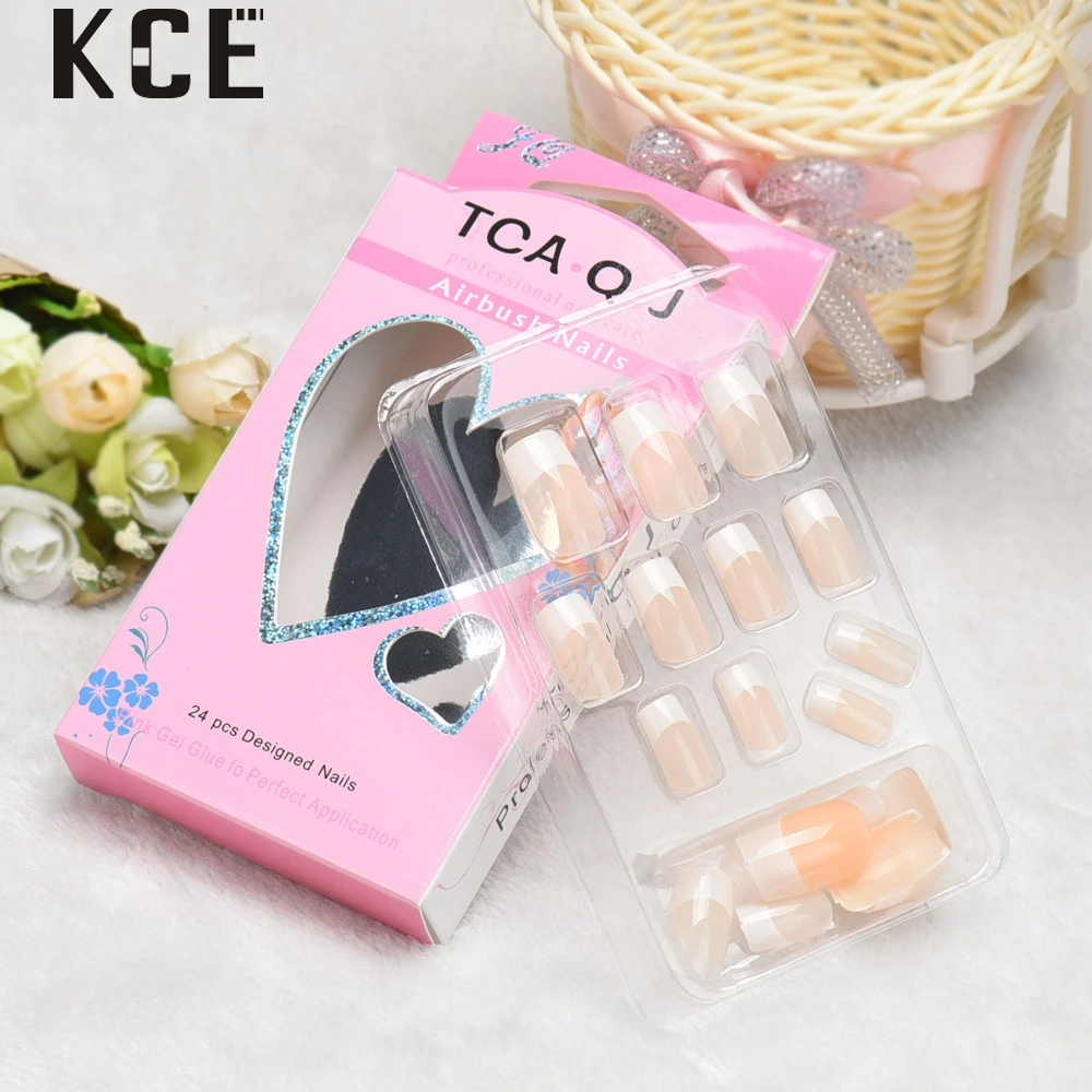 GRACEFUL 24pc Full Nail French Nail Tips Natural Finger False Fake Art Cover Manicure false nails drop ship
GRACEFUL 24pc Full Nail French Nail Tips Natural Finger False Fake Art Cover Manicure false nails drop ship