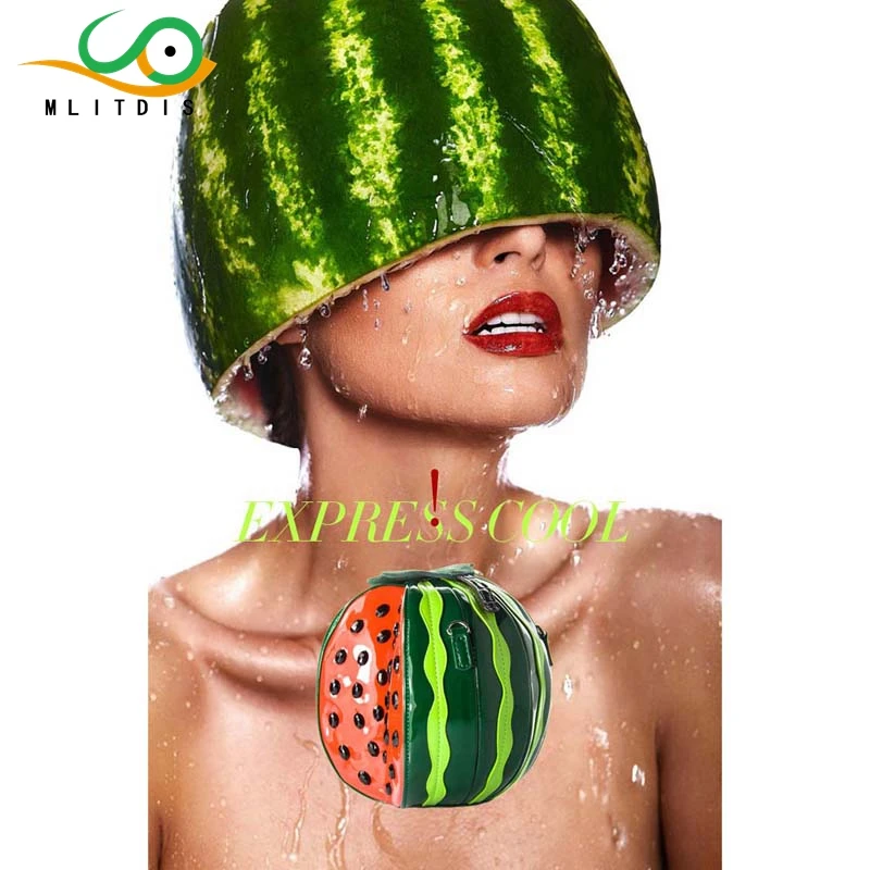 MLITDIS Fruit wrapped watermelon round fashion women female handbags shoulder bags travel Creative Bags art
MLITDIS Fruit wrapped watermelon round fashion women female handbags shoulder bags travel Creative Bags art