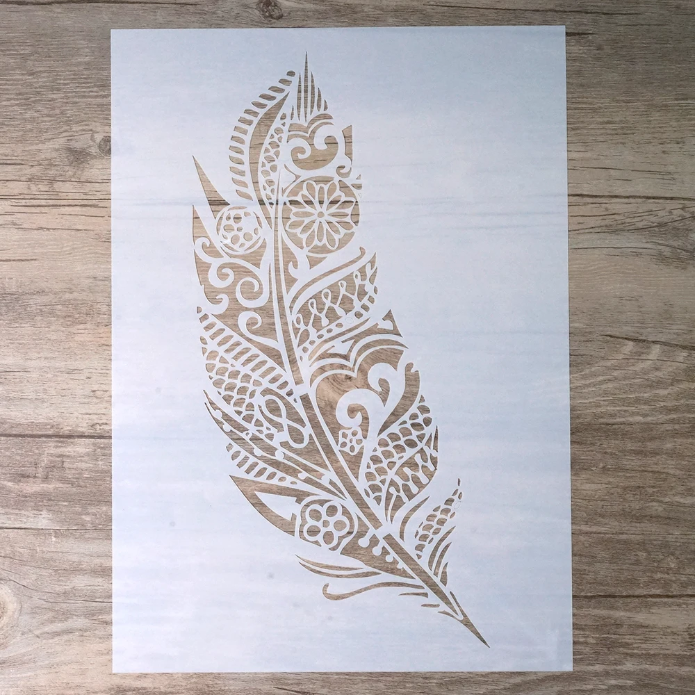A4 A3 A2 Size DIY Craft Layering Mandala Feather Stencil For Wall Painting Scrapbooking Album Decorative Embossing Paper Card
A4 A3 A2 Size DIY Craft Layering Mandala Feather Stencil For Wall Painting Scrapbooking Album Decorative Embossing Paper Card