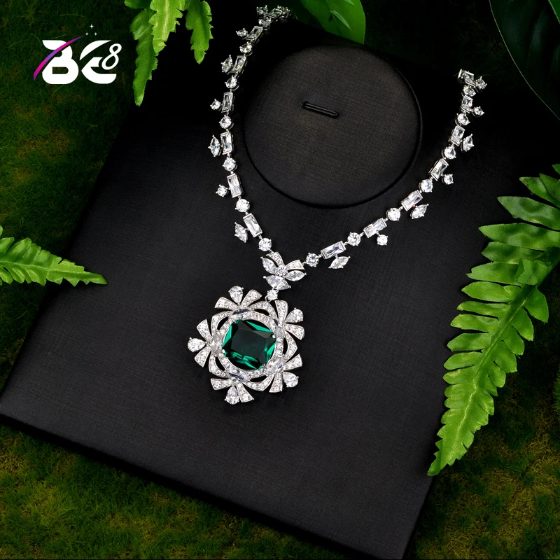 Be 8 Luxury Big Square Charm Green Pendant Necklace for Women White Gold Color Torque for Women Slap-up Accessories Gift N065
Be 8 Luxury Big Square Charm Green Pendant Necklace for Women White Gold Color Torque for Women Slap-up Accessories Gift N065