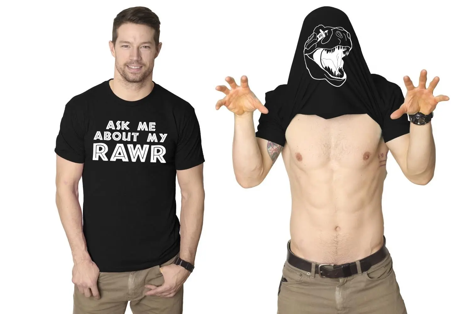 Mens Ask Me About My Rawr Tshirt Funny Dinosaur T-Rex Flip Up Tee Cool Casual pride t shirt men Unisex New Fashion tshirt Loose
Mens Ask Me About My Rawr Tshirt Funny Dinosaur T-Rex Flip Up Tee Cool Casual pride t shirt men Unisex New Fashion tshirt Loose