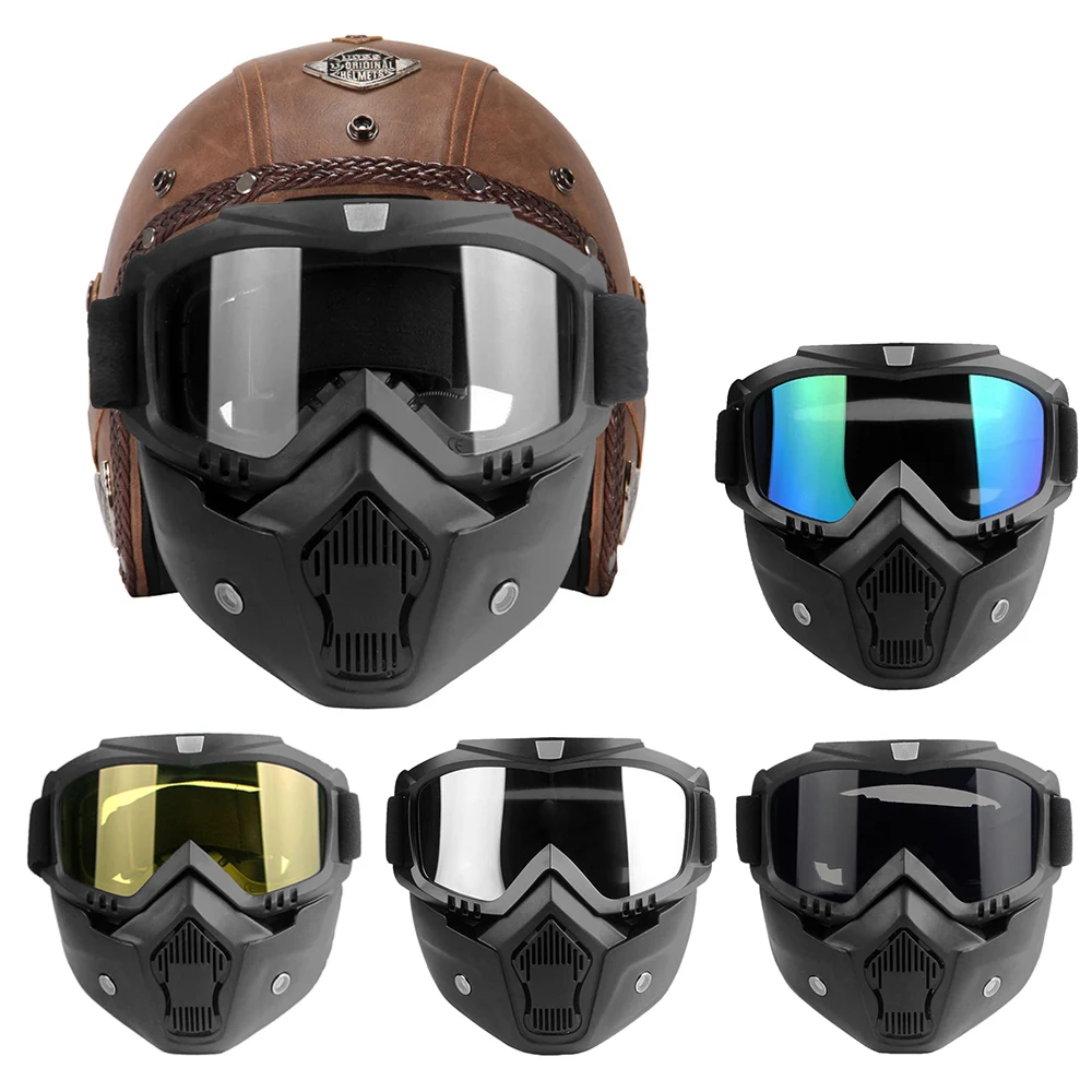 Retro Motorcycle Glasses Vintave Dirt Bike Motocross Goggles Moto Glasses Biker Cafe Racer Steampunk Motorbike Modular Mask
Retro Motorcycle Glasses Vintave Dirt Bike Motocross Goggles Moto Glasses Biker Cafe Racer Steampunk Motorbike Modular Mask