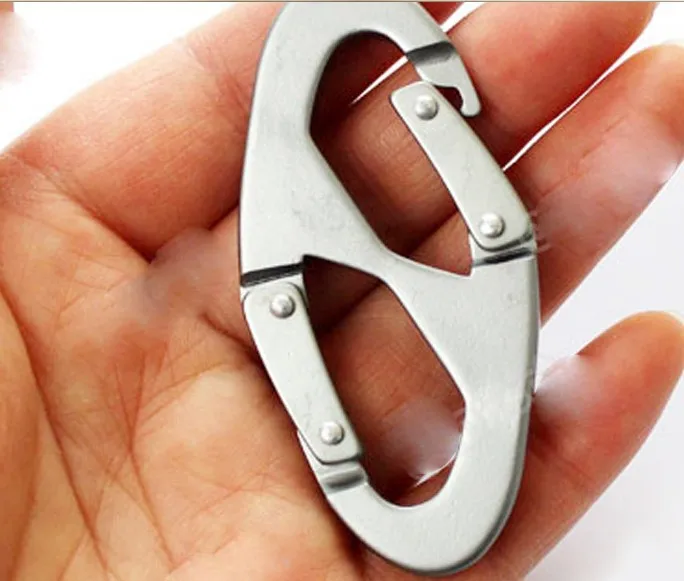1PC 8 S Shape Carabiner Durable Climbing Hook with Lock for Camping Kit Keyfob Outdoor Sport Quick Draw Security Accessories
1PC 8 S Shape Carabiner Durable Climbing Hook with Lock for Camping Kit Keyfob Outdoor Sport Quick Draw Security Accessories