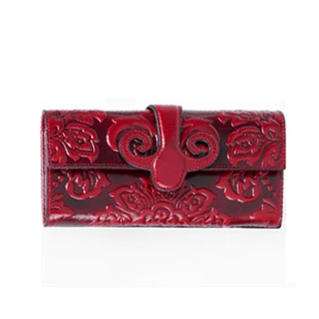 Famous Brand design wallet Vintage Genuine Leather Purse New European Fashion Female Long Embossing Flower Hasp Wallet for Women
Famous Brand design wallet Vintage Genuine Leather Purse New European Fashion Female Long Embossing Flower Hasp Wallet for Women
