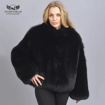 Tatyna Furclub Winter Top Quality 2018 Natural Real Fox Fur Coat Women Winter O-Neck Fox Fur Jacket Luxury Black Thick Outwear
Tatyna Furclub Winter Top Quality 2018 Natural Real Fox Fur Coat Women Winter O-Neck Fox Fur Jacket Luxury Black Thick Outwear