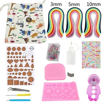 Quilling Kit Paper Set with Storage Bag 780 Strips (3mm/5mm/10mm) Colorful Paper DIY Handcraft Paper Tool Set
Quilling Kit Paper Set with Storage Bag 780 Strips (3mm/5mm/10mm) Colorful Paper DIY Handcraft Paper Tool Set