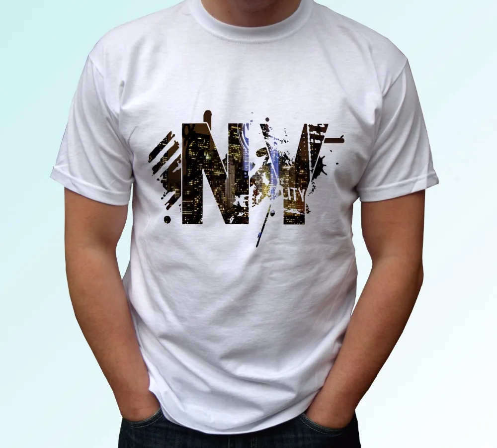 Design T-Shirts New Men Tee Shirt Tops Short Sleeve Cotton Fitness T-Shirts New York white T shirt
Design T-Shirts New Men Tee Shirt Tops Short Sleeve Cotton Fitness T-Shirts New York white T shirt