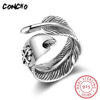 2018 Special Offer Top Fashion Bands Party Concho Jewelry 925 Sterling Feather Rings For Women
2018 Special Offer Top Fashion Bands Party Concho Jewelry 925 Sterling Feather Rings For Women