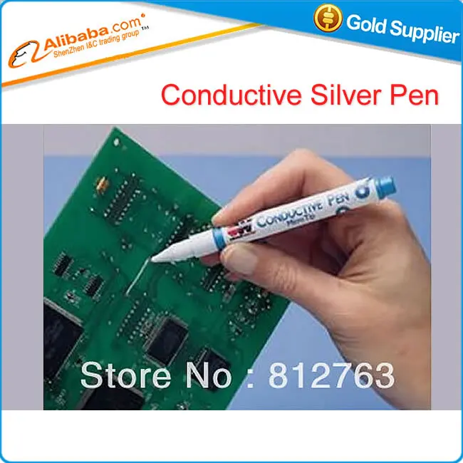 Hot sell Conductive pen conductive silver paint pen mini pen Itw cw2200mtp bga IC chips repair tool
Hot sell Conductive pen conductive silver paint pen mini pen Itw cw2200mtp bga IC chips repair tool