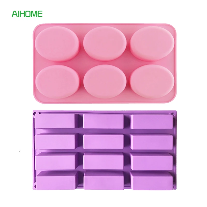 Oval / Rectangular Silicone Soap Mold DIY Craft Muffin Cake Mould Soap Making Art Tools
Oval / Rectangular Silicone Soap Mold DIY Craft Muffin Cake Mould Soap Making Art Tools