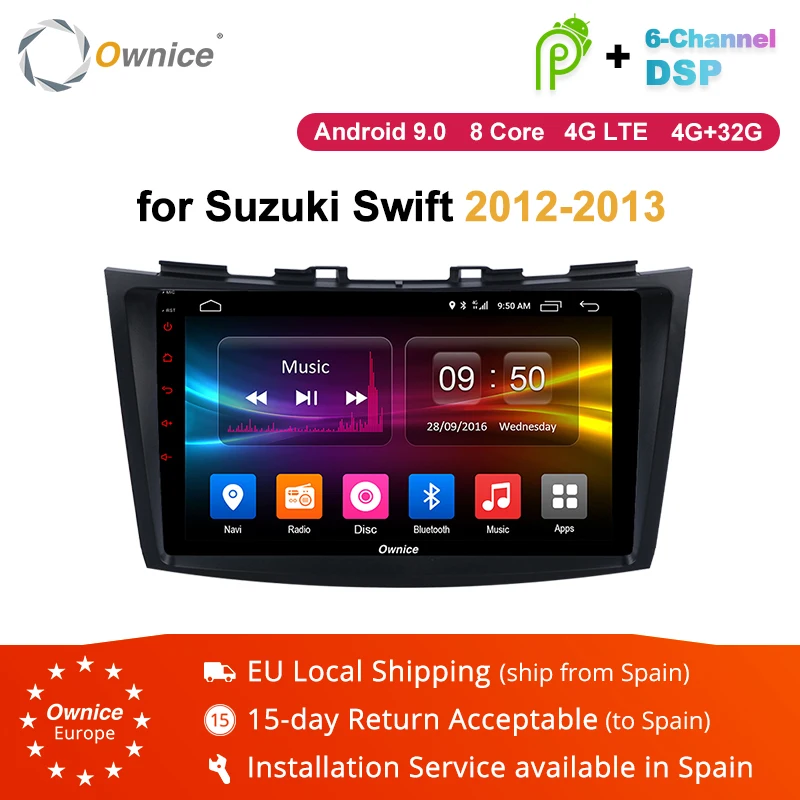 Ownice K2 K3 K5 K6 2Din Android 9.0 Car Radio DVD Player for Suzuki Swift 2012 2013 GPS Navi Car Stereo 4G LTE 360 panorama DSP
Ownice K2 K3 K5 K6 2Din Android 9.0 Car Radio DVD Player for Suzuki Swift 2012 2013 GPS Navi Car Stereo 4G LTE 360 panorama DSP