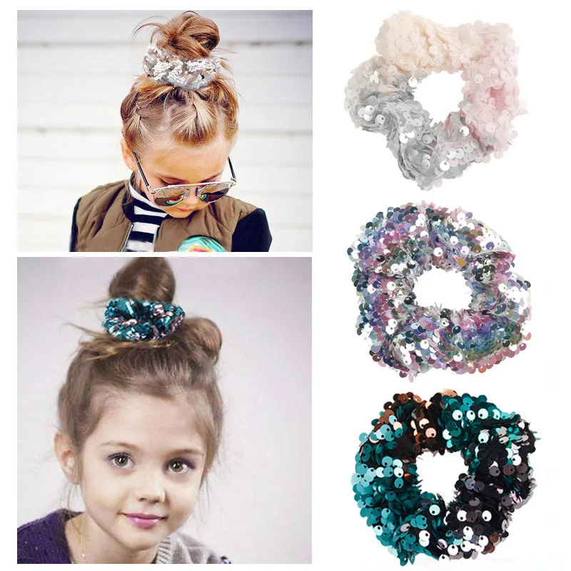 New Baby headband New two-color mermaid sequins tie hair band popular children hair ring ponytail hair kids hair accessories
New Baby headband New two-color mermaid sequins tie hair band popular children hair ring ponytail hair kids hair accessories