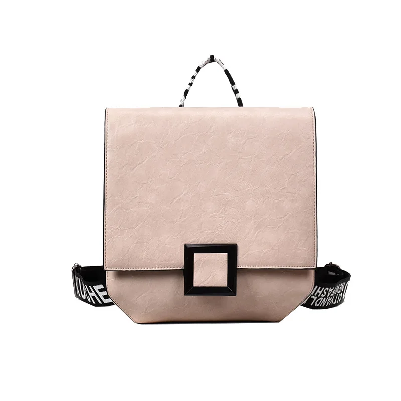 Women's New Shoulder Bag 2018 High Quality Pu Leather Solid Color Simple Backpack Multi-functional Student Backpack Black Beige
Women's New Shoulder Bag 2018 High Quality Pu Leather Solid Color Simple Backpack Multi-functional Student Backpack Black Beige